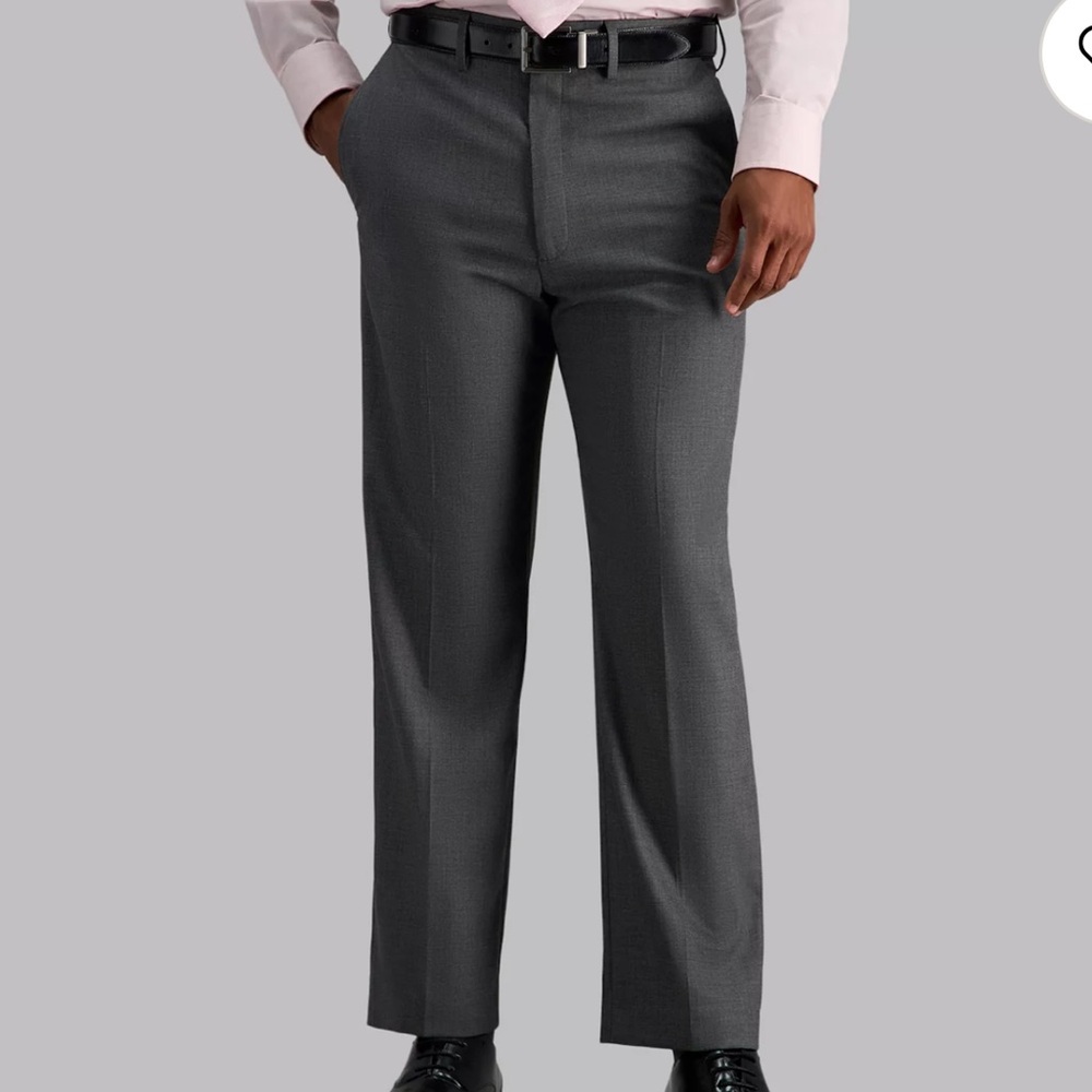 Men's Haggar Premium Classic-Fit Flat-Front Stretch Suit Pants 34x29
